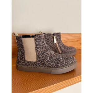 NEW FRESHLY PICKED 13 MICRO-LEOPARD SUEDE CHELSEA BOOT SNEAKER GIRLS